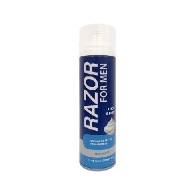 RAZOR ESPUMA AFEITAR HOMBRE MENTOLADA